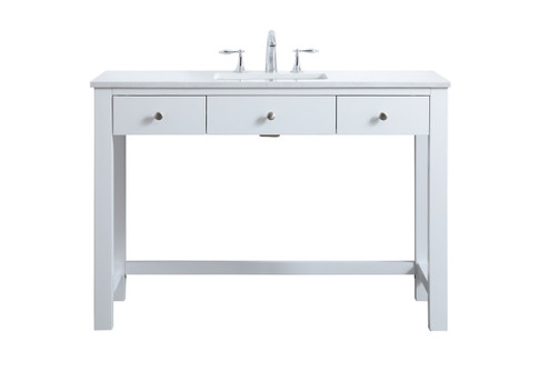 Hudson Bathroom Vanity in White (173|VF14848WH) Hudson Bathroom Vanity in White (173|VF14848WH)