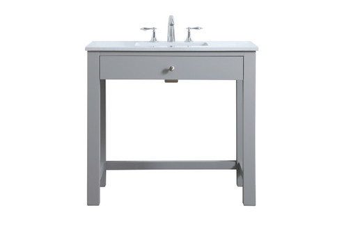Hudson Bathroom Vanity in Grey (173|VF14836GR)