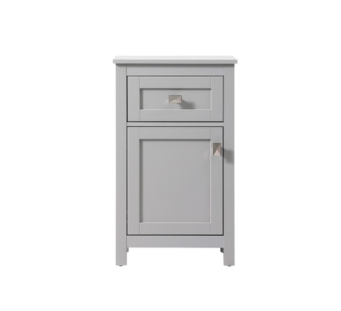 Adian Bathroom Storage Freestanding Cabinet in Grey (173|SC011830GR)