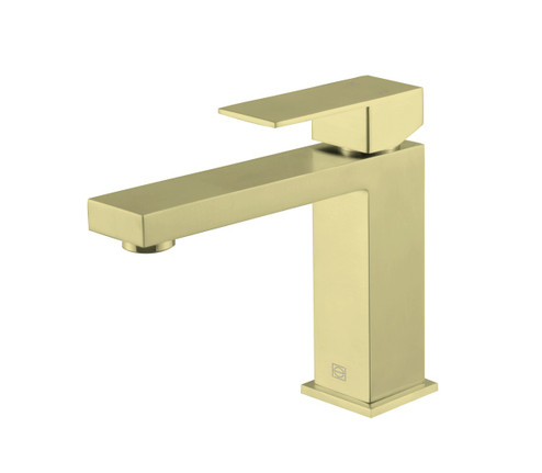 Jakob Single Handle Bathroom Faucet in Brushed Gold (173|FAV1001BGD)