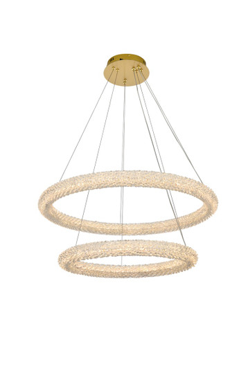 Bowen LED Chandelier in Satin Gold (173|3800G32SG)