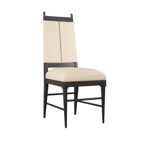 Keegan Chair in Ebony Wood/Ivory Leather (314|6969)