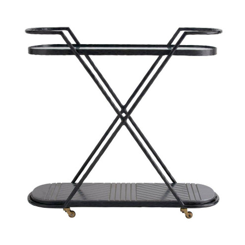 Nakoa Bar Cart in Blackened Iron (314|4650)