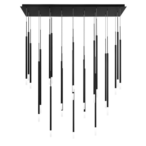 Viggo LED Chandelier in Black (34|PD69423LBK)