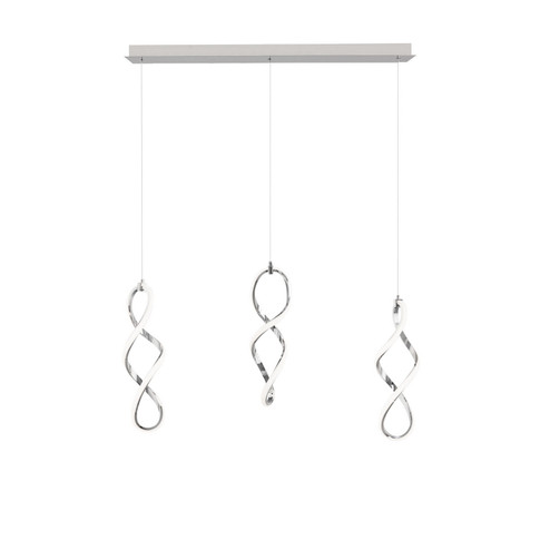 Interlace LED Chandelier in Chrome (34|PD47803LCH)