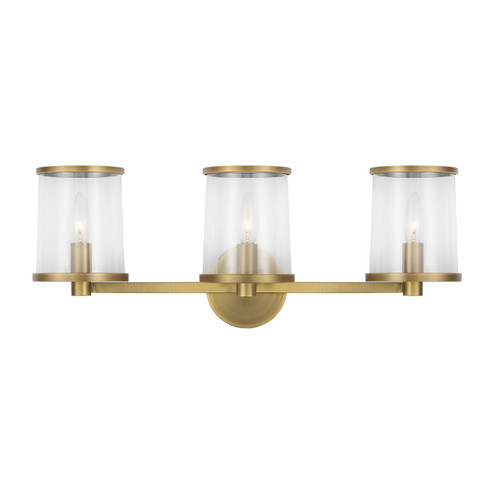 Reynolds Three Light Vanity in Time Worn Brass (454|LV1083TWB)