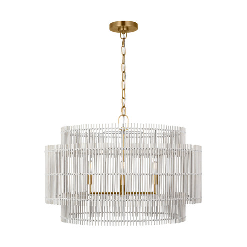 Elio Four Light Pendant in Burnished Brass (454|EP1404BBS)