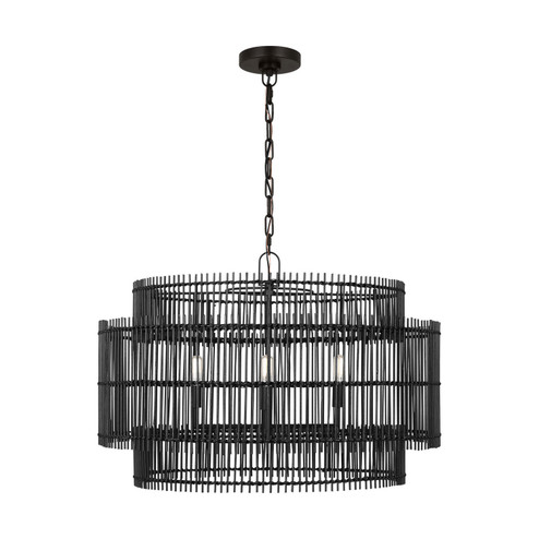 Elio Four Light Pendant in Aged Iron (454|EP1404AI)