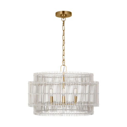 Elio Four Light Pendant in Burnished Brass (454|EP1394BBS)