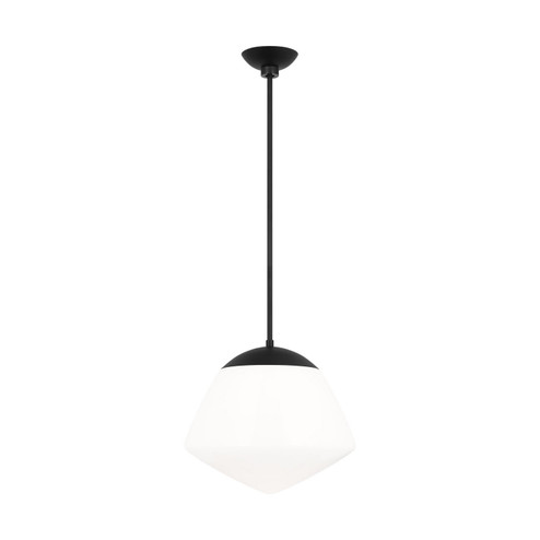 Milne One Light Pendant in Midnight Black (454|EP1361MBK)