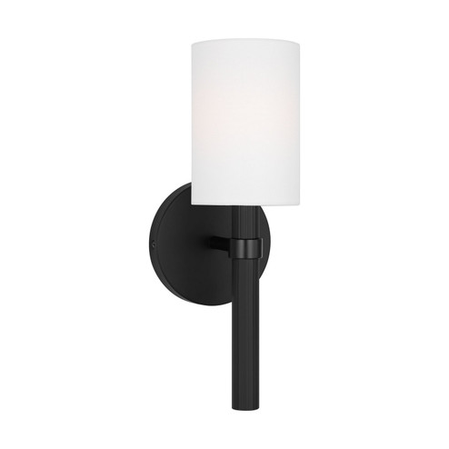 Manor One Light Wall Sconce in Midnight Black (454|DJW1061MBK)