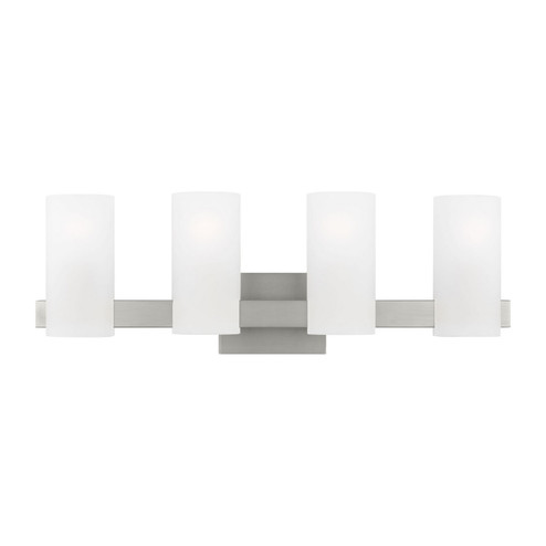 Rhode Four Light Vanity in Brushed Steel (454|DJV1104BS)