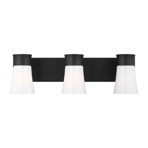 Roy Three Light Vanity in Midnight Black (454|DJV1083MBK)