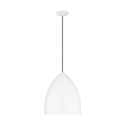 Huron One Light Pendant in Matte White (454|DJP1161MWT)