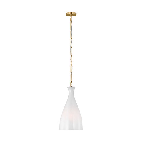 Athena One Light Pendant in Burnished Brass (454|AEP1071BBSWSG)