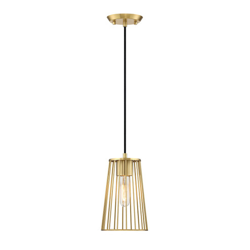 Liana One Light Pendant in Brushed Gold (43|D328M6PABG)