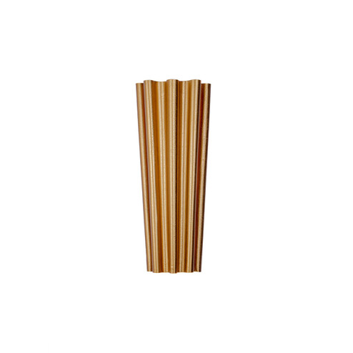 Ripple Three Light Wall Sconce in Bright Gold Leaf (33|522823BGL)