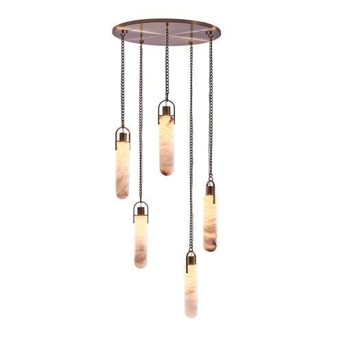 Flint LED Pendant in Winter Brass (33|519277WB)