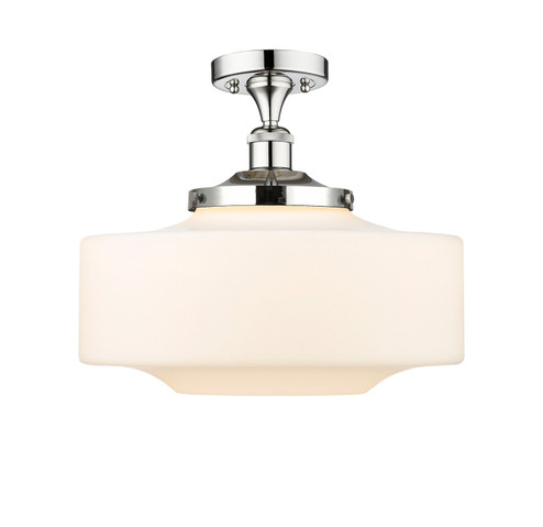 Edison One Light Semi-Flush Mount in Polished Chrome (405|6161FPCG69116)