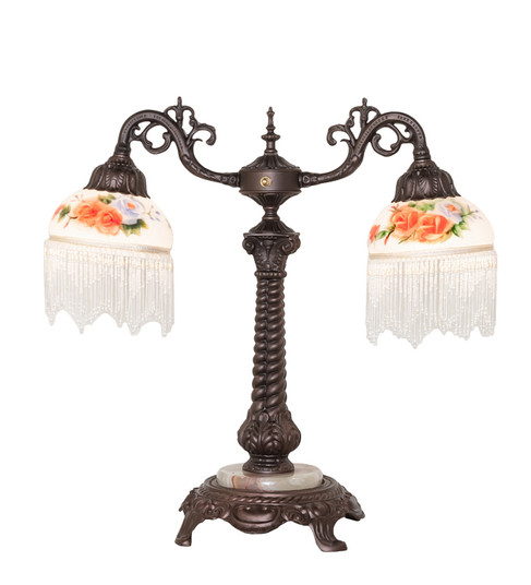 Roussillon Two Light Table Lamp in Mahogany Bronze (57|271969)