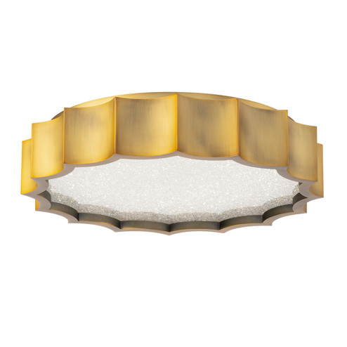 Tarte LED Flush Mount in Aged Brass (53|S8416700R)