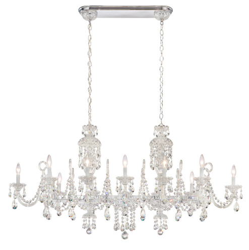 Sterling Linear 12 Light Chandelier in Polished Silver (53|S691240H)