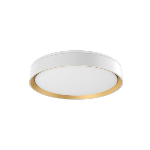 Essex LED Flush Mount in White/Gold (347|FM43916WHGD5CCT)