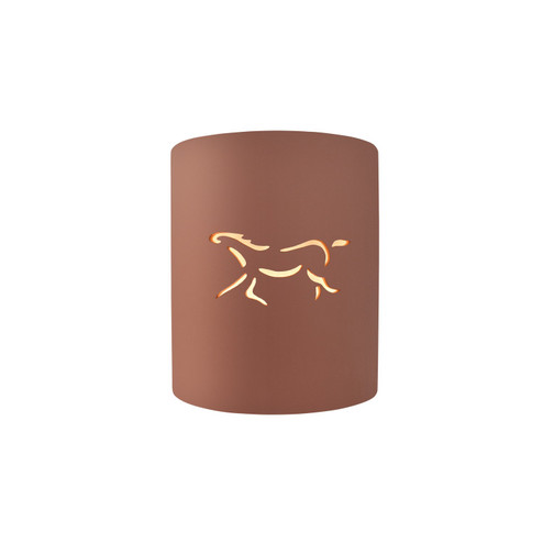 Sun Dagger One Light Outdoor Wall Sconce in Canyon Clay (102|CER9010WCLAYHRSE)