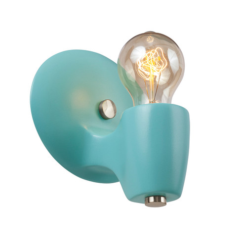 American Classics One Light Wall Sconce in Sky Blue (102|CER7021SKBLBRSS)