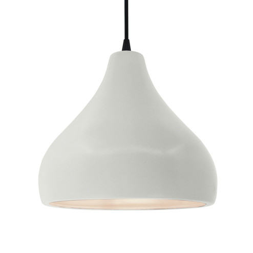 Radiance One Light Pendant in Matte White (102|CER6565MATMBLKBKCD)