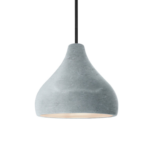 Radiance One Light Pendant in Gloss Black (102|CER6560BLKABRSBKCD)