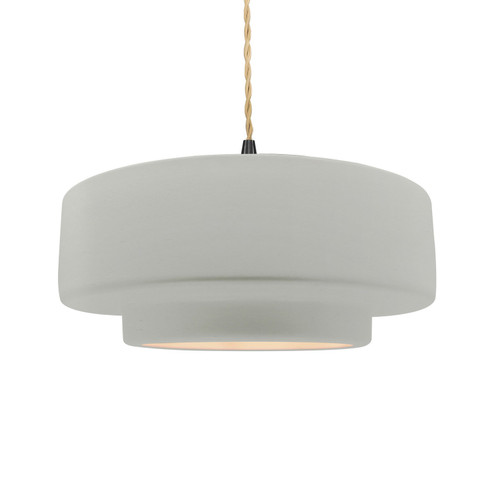 Radiance One Light Pendant in Matte White (102|CER6545MATMBLKBEIGTWST)