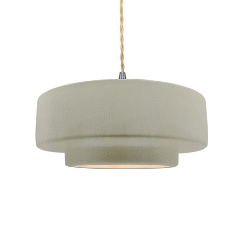 Radiance One Light Pendant in Celadon Green Crackle (102|CER6543CKCNCKLBEIGTWST)
