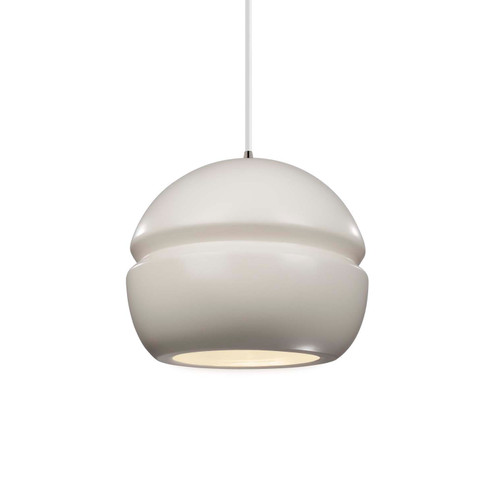 Radiance One Light Pendant in Real Rust (102|CER6410RRSTABRSBEIGTWST)