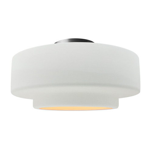 Radiance LED Semi-Flush Mount in Muted Yellow (102|CER6365MYLWMBLKLED1700)
