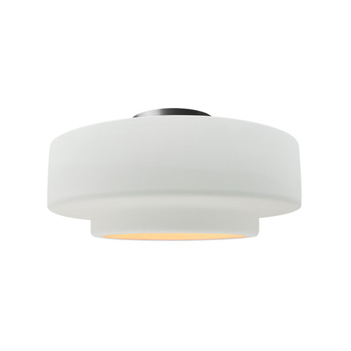 Radiance LED Semi-Flush Mount in Terra Cotta (102|CER6363TERAMBLKLED1700)