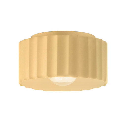 Radiance One Light Outdoor Flush Mount in Muted Yellow (102|CER6185WMYLW)