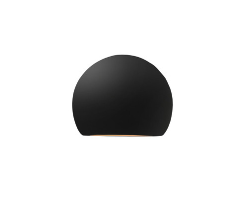Ambiance LED Outdoor Wall Sconce in Carbon Matte Black w/ Champagne Gold (102|CER5790WCBGD)