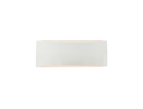 Ambiance LED Wall Sconce in Gloss White (outside and inside of fixture) (102|CER5765WTWTLED21400)