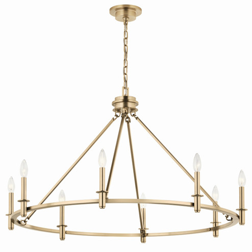 Carrick Eight Light Chandelier in Champagne Bronze (12|52706CPZ)