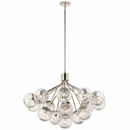 Silvarious 16 Light Chandelier Convertible in Polished Nickel (12|52702PN)