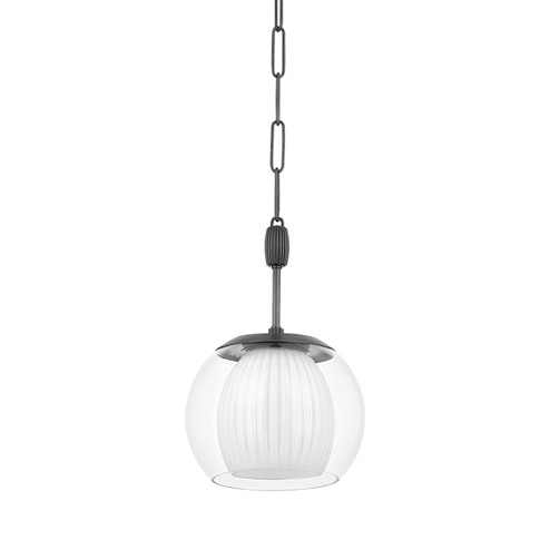 Clementon One Light Pendant in Distressed Bronze (70|7310DB)