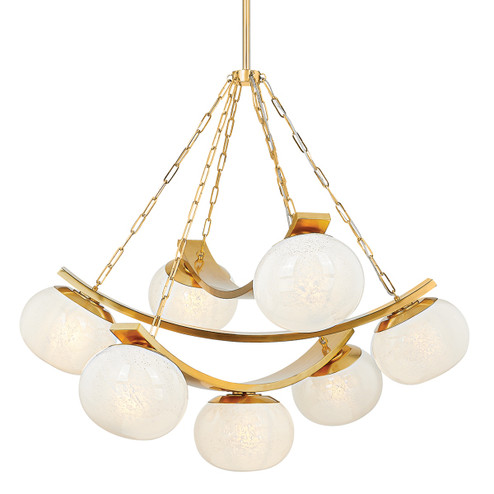 Duxbury Seven Light Chandelier in Aged Brass (70|2107AGB)