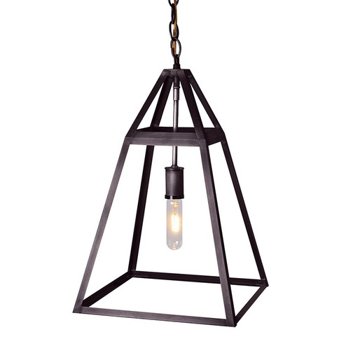 Foyer One Light Hanging Lantern in Dark Brass (196|9722DBMEDNG)