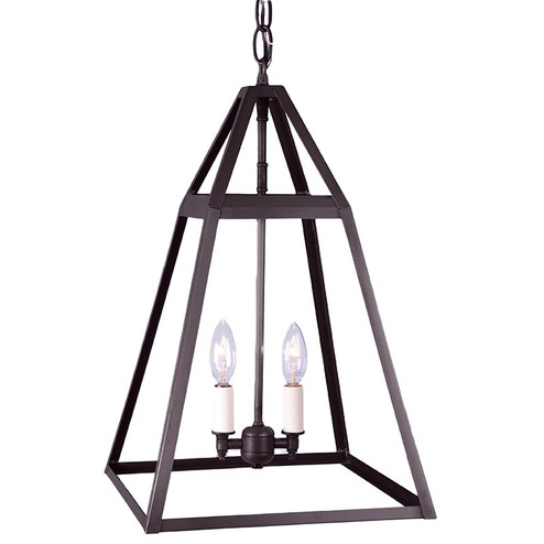 Foyer Two Light Hanging Lantern in Dark Brass (196|9722DBLT2NG)