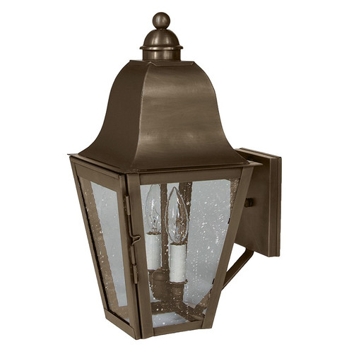 Imperial Two Light Wall Sconce in Dark Antique Brass (196|6401DABLT2CSG)