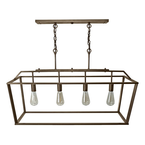 Pendant Four Light Pendant in Dark Antique Brass (196|61522DABMED4)
