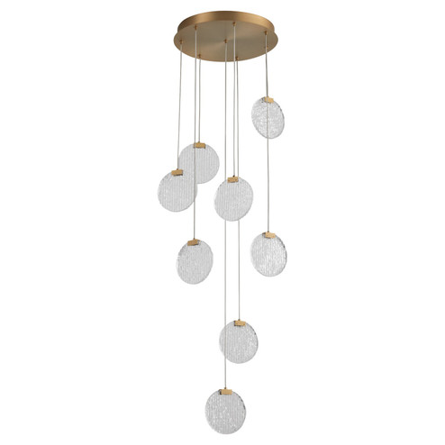 Axiom LED Pendant in Aged Brass (440|3605140)