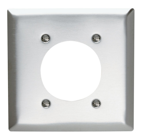 radiant Power Outlet Receptacle Openings, Two Gang, 302/304 Steel (246|SS703)