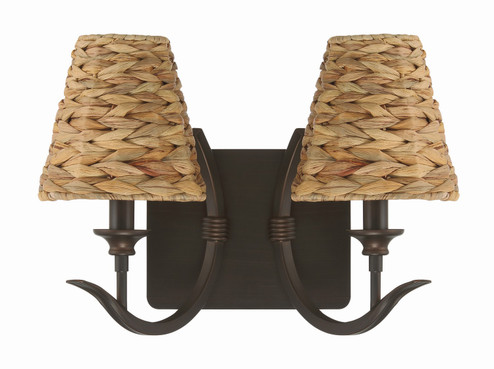 Kokomo Two Light Wall Sconce in Aged Bronze Brushed (46|58362ABZ)